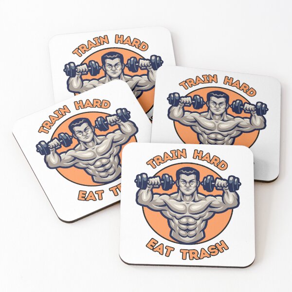 Item preview, Train Hard Eat Trash. designed and sold by Kumar-Artist.