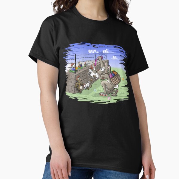 Osterhase Eier färben Classic T-Shirt