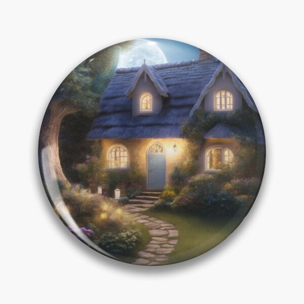Item preview, 001 Magical Cottage Nested in a Tranquil Garden designed and sold by Alexis Art Collection.