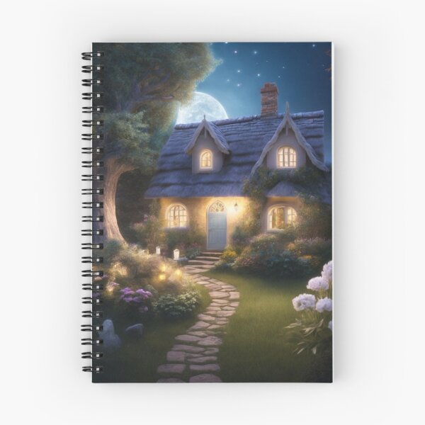 Item preview, 001 Magical Cottage Nested in a Tranquil Garden designed and sold by Alexis Art Collection.