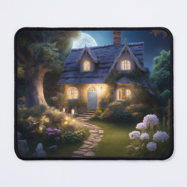 Item preview, 001 Magical Cottage Nested in a Tranquil Garden designed and sold by Alexis Art Collection.