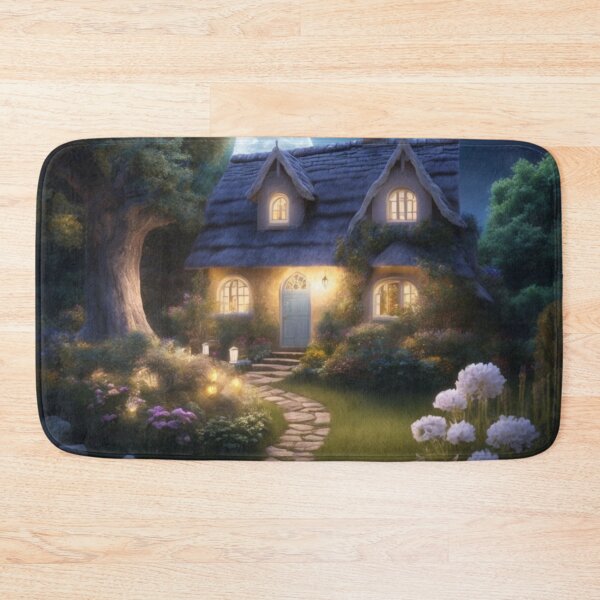 Item preview, 001 Magical Cottage Nested in a Tranquil Garden designed and sold by Alexis Art Collection.
