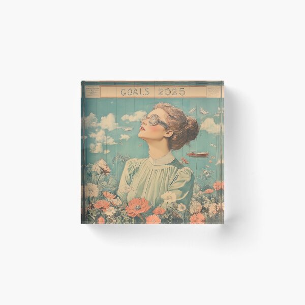 Item preview, Vision board Goals 2025 designed and sold by Dreaming Shell.