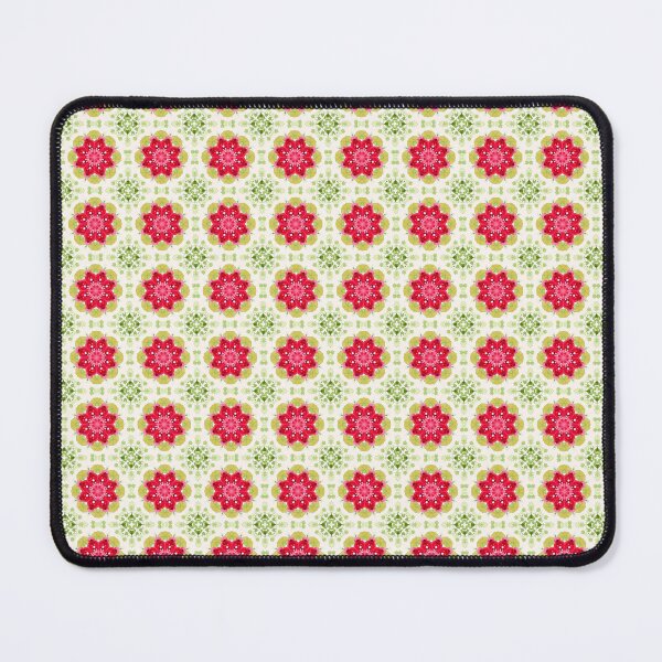 Artikelvorschau, Nahtloses Blumenmuster in Aquarell – rote Blumen und grüne Blätter. entworfen und verkauft von Merbuda.