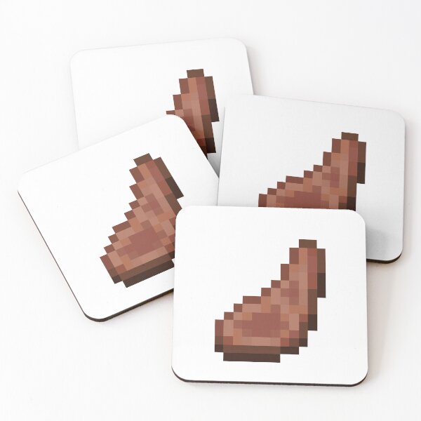 Item preview, Minecraft pixel cooked mutton designed and sold by MishaMMillard.