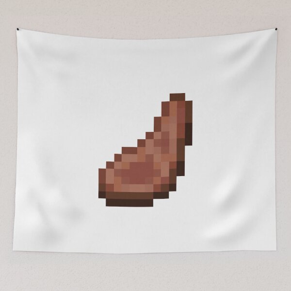 Item preview, Minecraft pixel cooked mutton designed and sold by MishaMMillard.