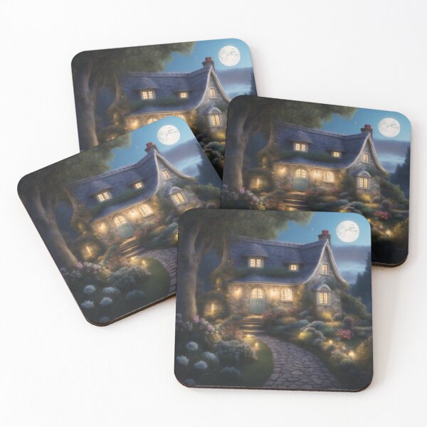 Item preview, 002 Magical Cottage Nested in a Tranquil Garden designed and sold by Alexis Art Collection.