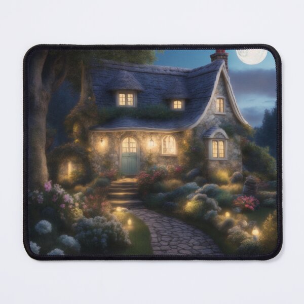 Item preview, 002 Magical Cottage Nested in a Tranquil Garden designed and sold by Alexis Art Collection.