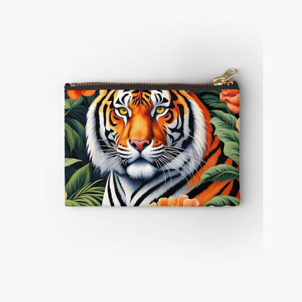 Item preview, Tropical Tiger and Flower designed and sold by the-cc.