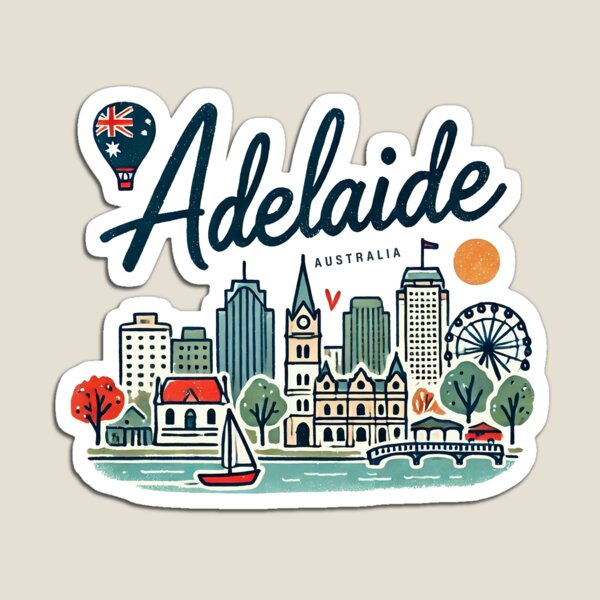 Artikel-Vorschau von Adelaide Australien, designt und verkauft von WanderlustCoCo.
