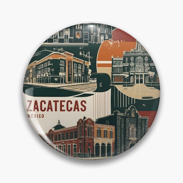 Item preview, Zacatecas Mexico 1950s Vintage Travel Tourism Poster  designed and sold by TravelersGems.