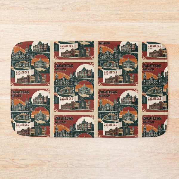 Item preview, Zacatecas Mexico 1950s Vintage Travel Tourism Poster  designed and sold by TravelersGems.