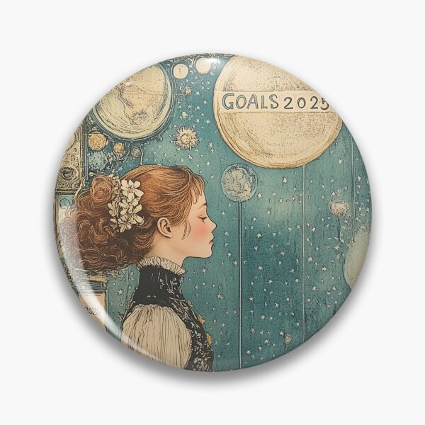 Item preview, Vision board Goals 2025 designed and sold by Dreaming Shell.