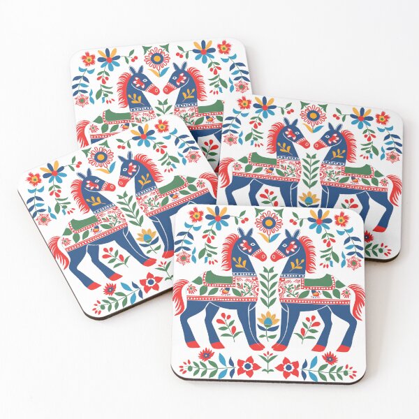 Item preview, Swedish Dala Horses, Floral Horses designed and sold by xiao xuans.