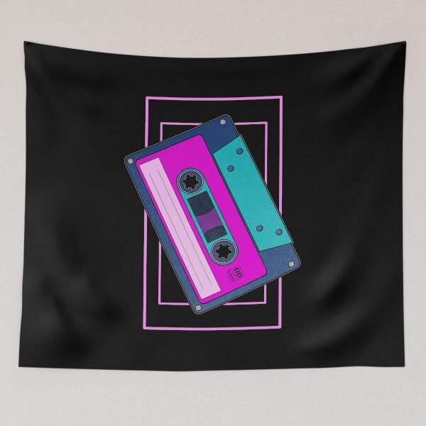 Item preview, Timeless Songs | Retro Cyberpunk Music Tape Cassette designed and sold by ObsidianDaz.