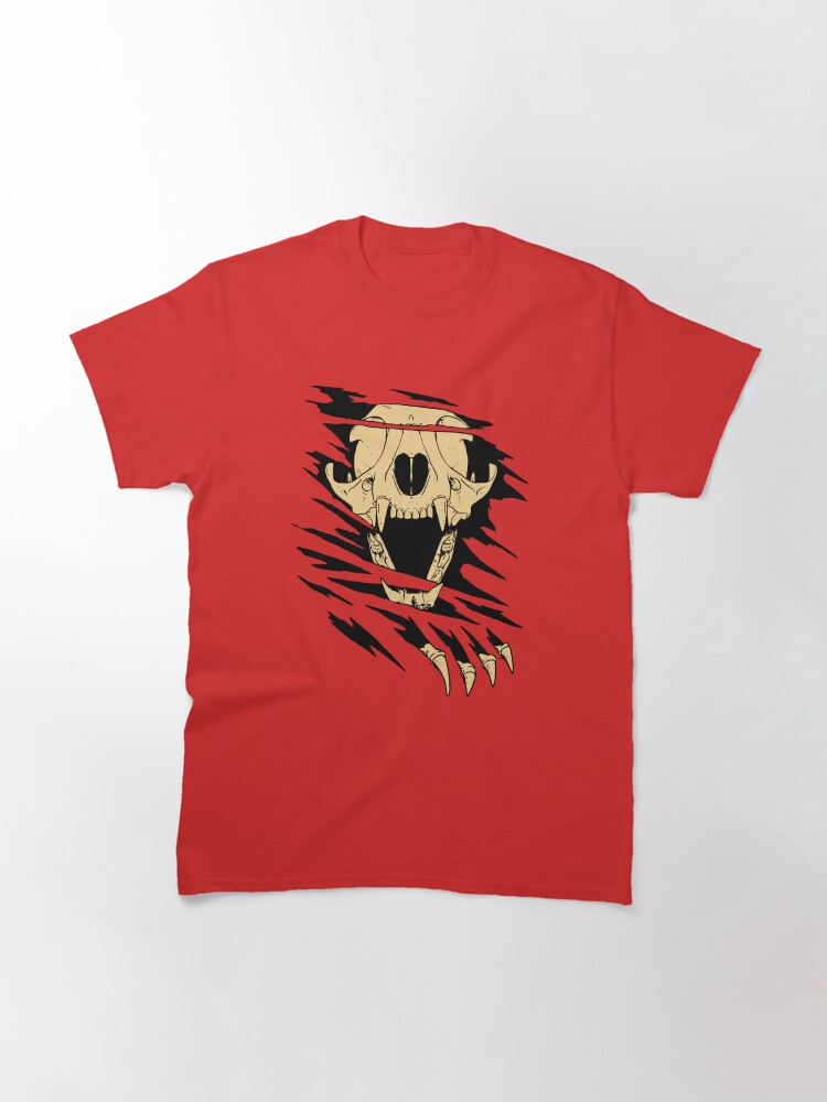Thumbnail 3 von 7, Classic T-Shirt, Böse Katze designt und verkauft von Kobeko.