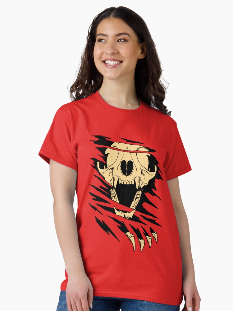 Thumbnail 1 von 7, Classic T-Shirt, Böse Katze designt und verkauft von Kobeko.