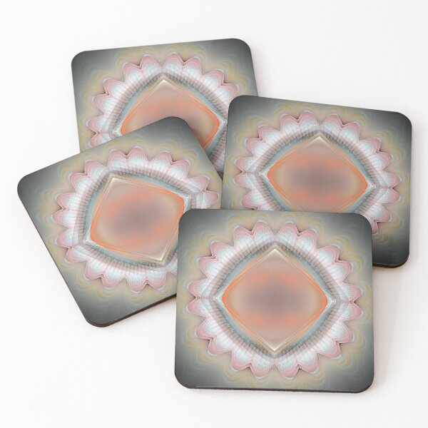 Item preview, Radiating floral geometric soft ornament designed and sold by Galas Art.