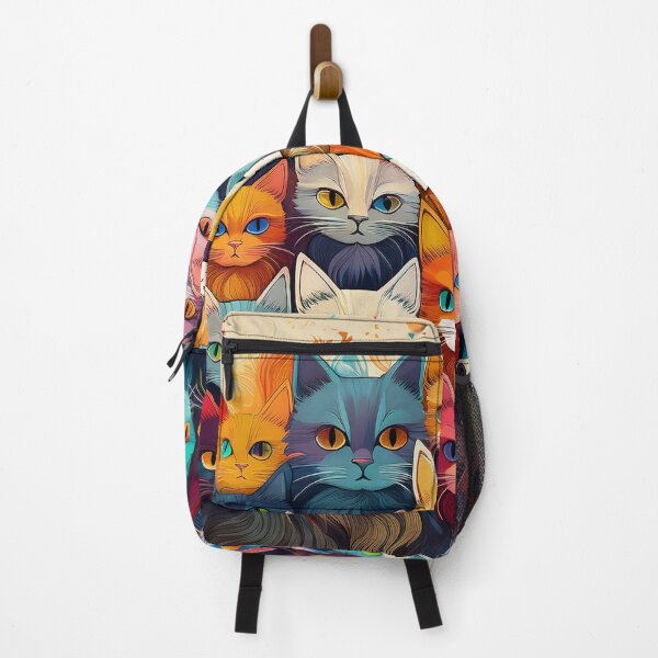 Item preview,  A cartoon variety of colorful cats  designed and sold by Photopat.