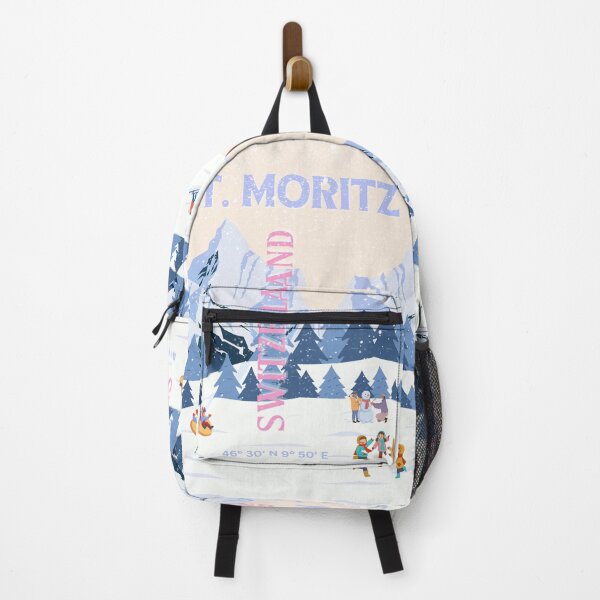 Item preview, St. Moritz Travel Art, Switzerland Travel Art designed and sold by Magic Love Art Print.