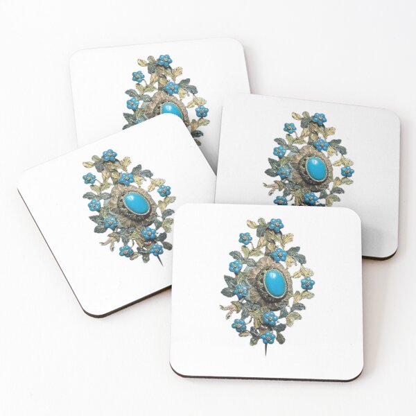Item preview, Jewel with little blue flowers designed and sold by di-Vera-Rosati.