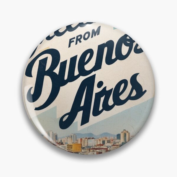 Item preview, Greetings from Buenos Aires Argentina Vintage Travel Retro Postcard Design designed and sold by TravelPostcardGems.