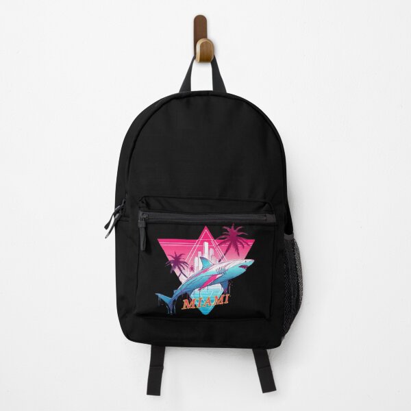 Item preview, Miami Florida Shark Travel Vaporwave designed and sold by TomFrontierArt.