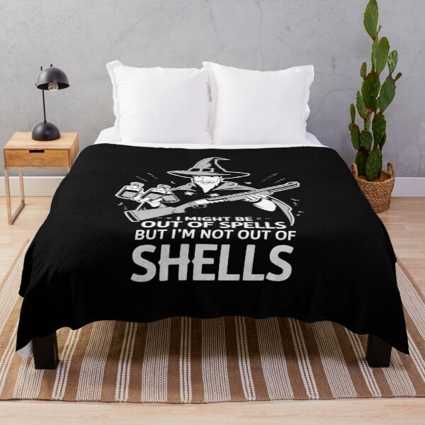 Item preview, I Might Be Out Of Spells But I'm Not Out Of Shells - This is a perfect gift for RPG fans, D&D players, fantasy lovers, and anyone who enjoys a humorous mix of magic and firepower! designed and sold by ZyziowskyArt.