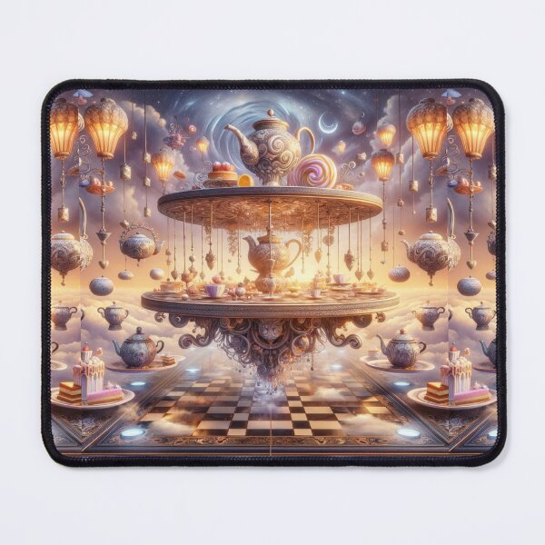 Item preview, Whimsical Tea Haven - A Surreal Wonderland Feast designed and sold by Meta2Physical.
