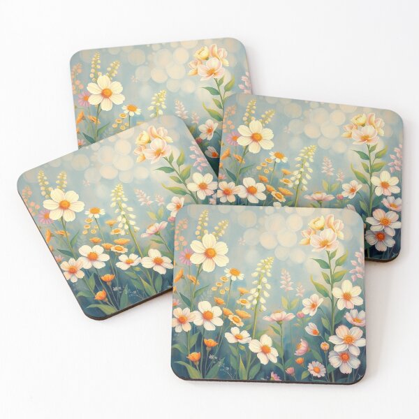 Item preview, Flower Garden beautiful expressionist art nouveau vintage art designed and sold by Vintage Designs +.