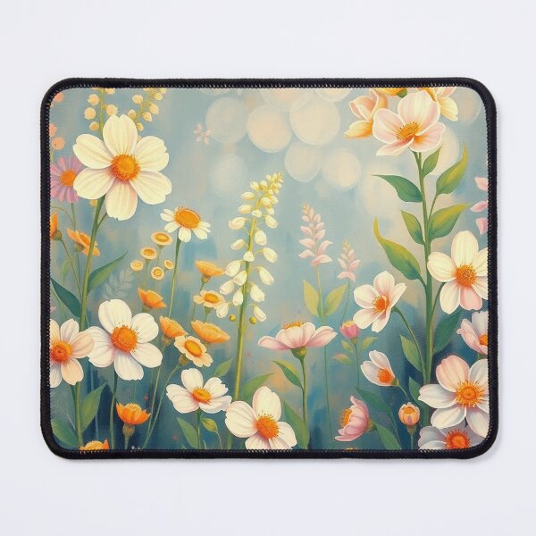 Item preview, Flower Garden beautiful expressionist art nouveau vintage art designed and sold by Vintage Designs +.