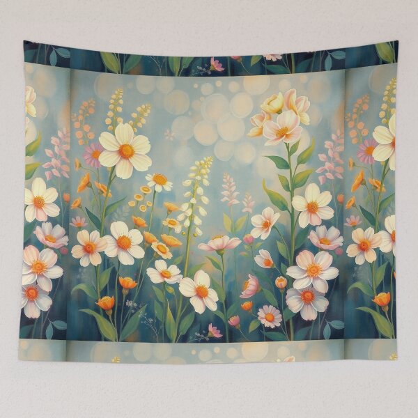 Item preview, Flower Garden beautiful expressionist art nouveau vintage art designed and sold by Vintage Designs +.