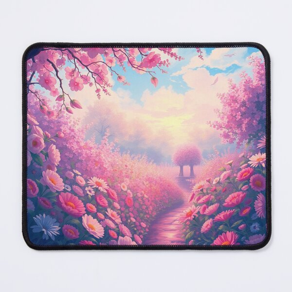 Item preview, Flower Garden beautiful expressionist art nouveau vintage art designed and sold by Vintage Designs +.