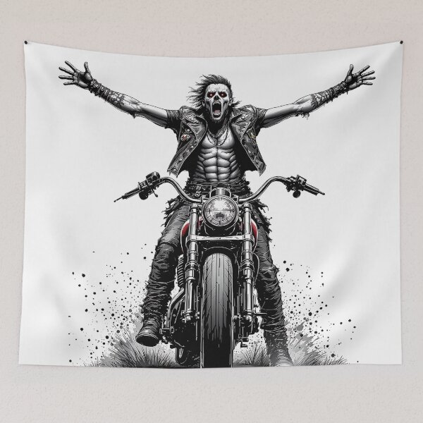 Item preview, biker soul designed and sold by rajdigitalarts.