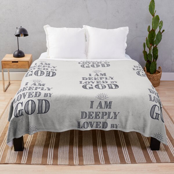 Item preview, I Am Deeply Loved By God - Christian designed and sold by CrossCrafted.
