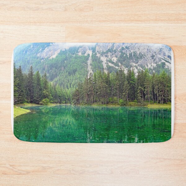 Item preview, The Green Lake in Styria, Austria, landscape spring season designed and sold by goceris.