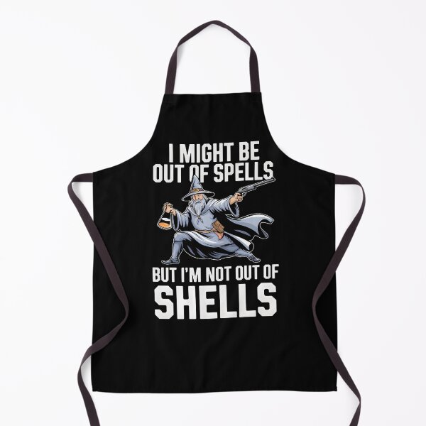 Item preview, I Might Be Out Of Spells But I'm Not Out Of Shells - This is a perfect gift for RPG fans, D&D players, fantasy lovers, and anyone who enjoys a humorous mix of magic and firepower! designed and sold by ZyziowskyArt.