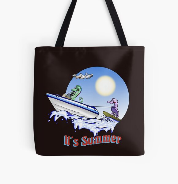 It´s Summer Allover-Print Tote Bag