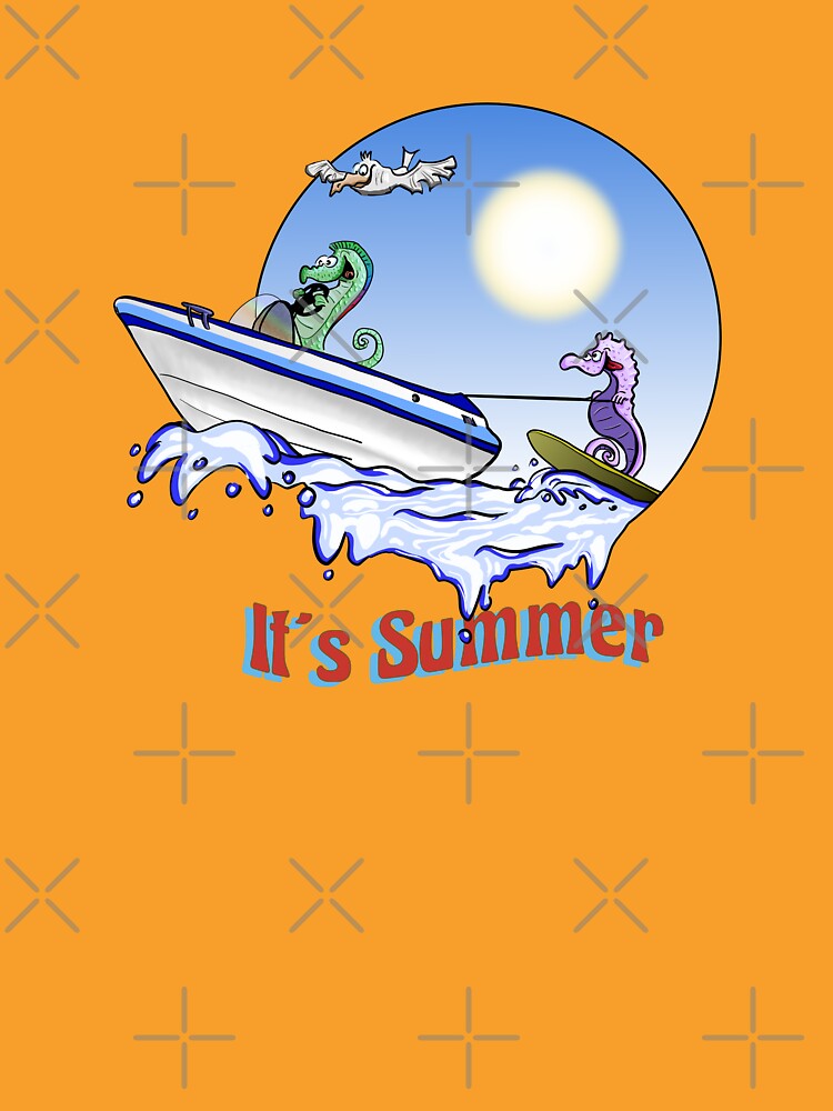 Thumbnail 7 von 7, Classic T-Shirt, It´s Summer designt und verkauft von Kobeko.