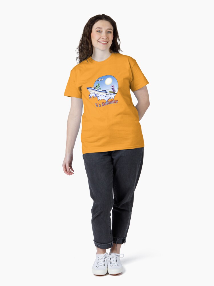 Thumbnail 4 von 7, Classic T-Shirt, It´s Summer designt und verkauft von Kobeko.