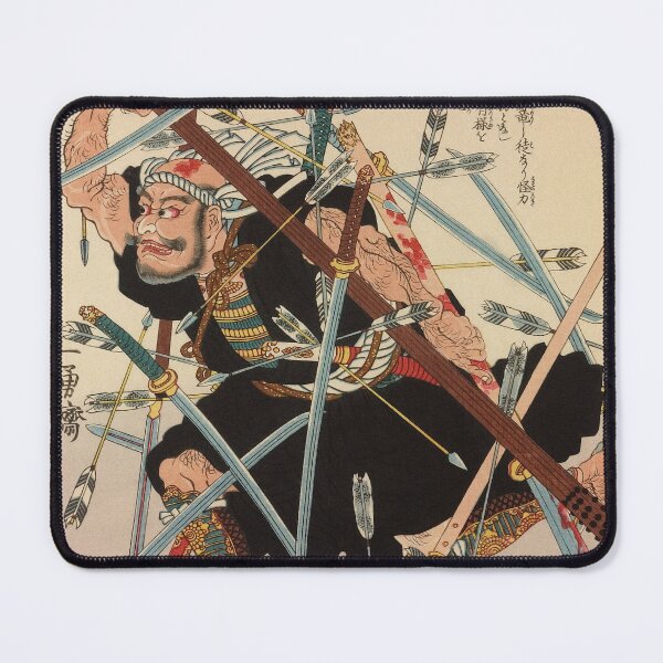 Item preview, Samurai Warrior In Battle - Vintage Japanese Ukiyo-e Woodblock designed and sold by VintageSpaceArt.