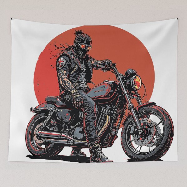 Item preview, ninja biker life designed and sold by rajdigitalarts.