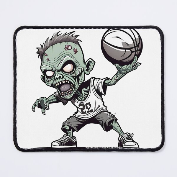 Item preview, Basket of the Undead -Zombie basketball design  designed and sold by attakorn.