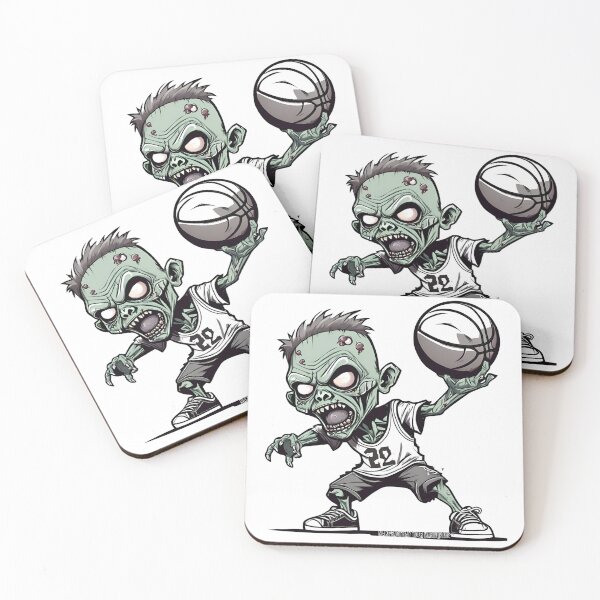 Item preview, Basket of the Undead -Zombie basketball design  designed and sold by attakorn.