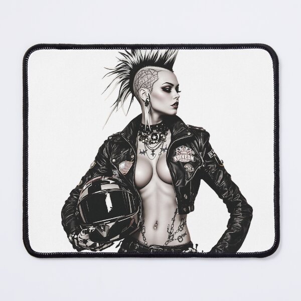 Item preview, biker girl designed and sold by rajdigitalarts.