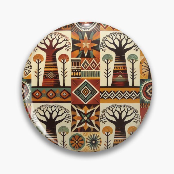 Item preview, Baobab ethno pattern designed and sold by WildlifeSafari.