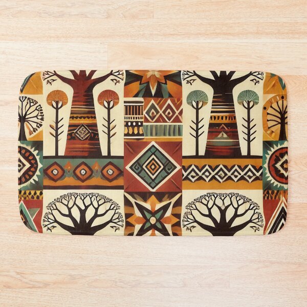 Item preview, Baobab ethno pattern designed and sold by WildlifeSafari.