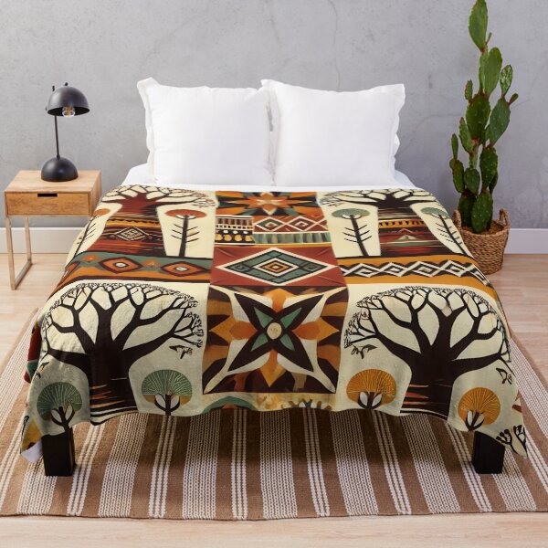 Item preview, Baobab ethno pattern designed and sold by WildlifeSafari.