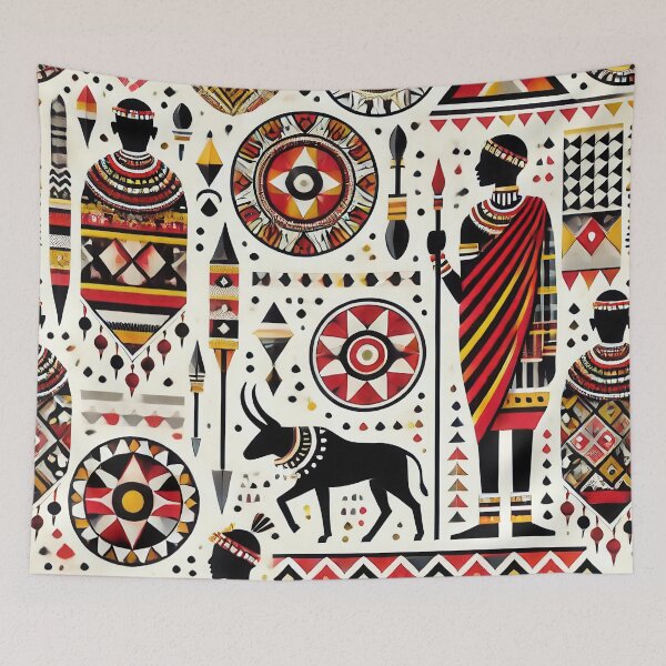 Item preview, Masai ethno pattern designed and sold by WildlifeSafari.