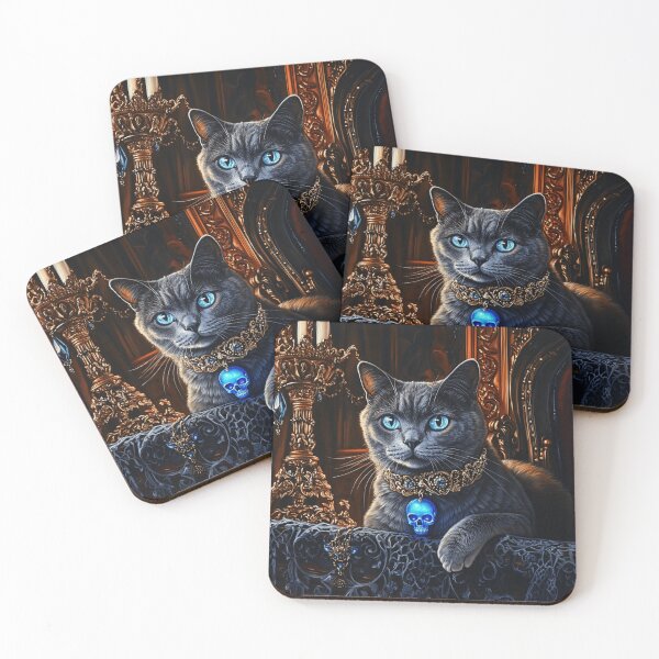 Item preview,  Gothic British Shorthair designed and sold by Nocturne  Paws.